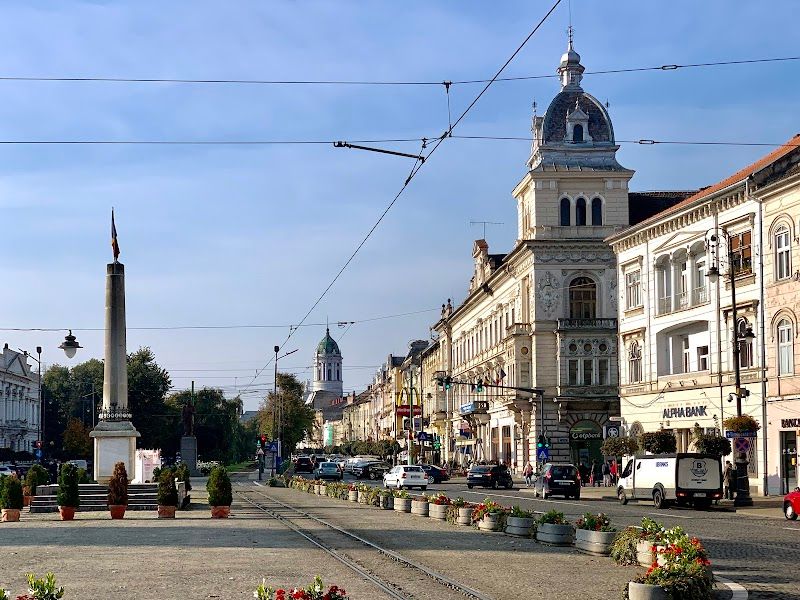 Explore the City Hall Palace and Avram Iancu Square