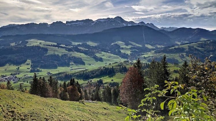 Hiking on the Hundwiler Höhe - Herisau - Switzerland