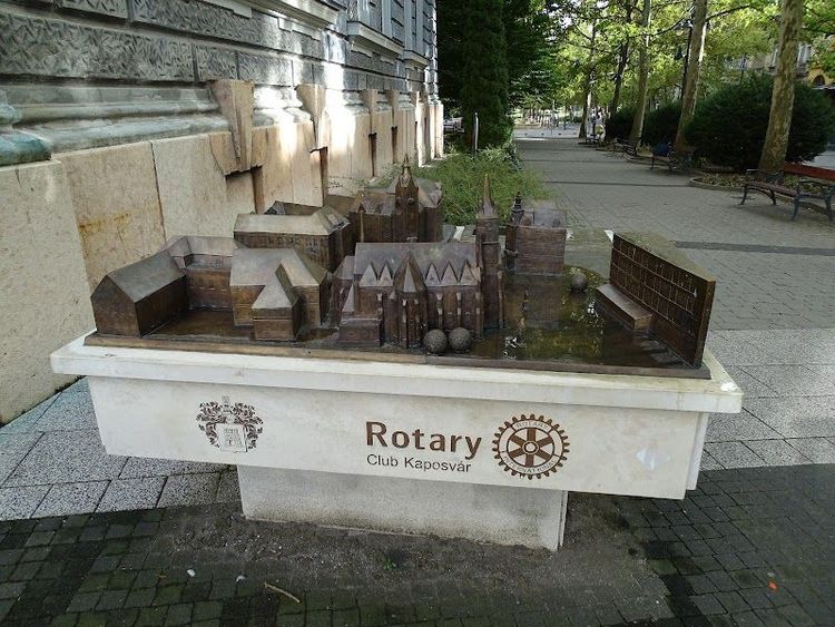 Tapintható várostérkép - Kaposvár - Hungary
