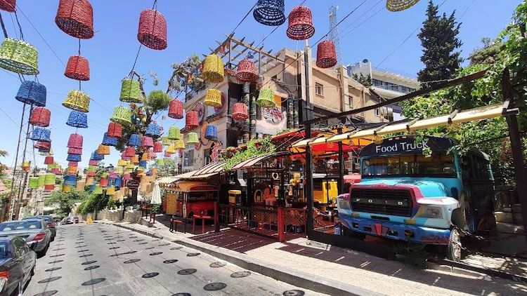 Stroll through Rainbow Street for cafes and local culture - Amman - Jordan