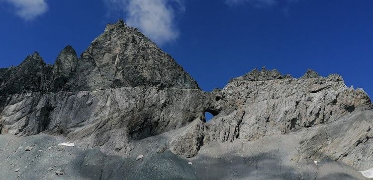 Hiking to the Martinsloch - Flims - Switzerland