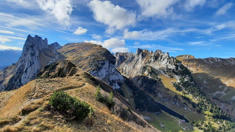 Hiking in the Alpstein Mountains