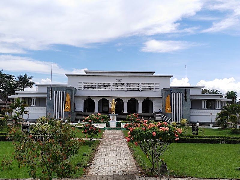 Exploring Mulawarman Museum in nearby Tenggarong