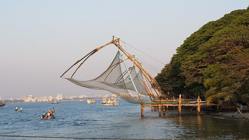 Visit the iconic Chinese Fishing Nets at the waterfront