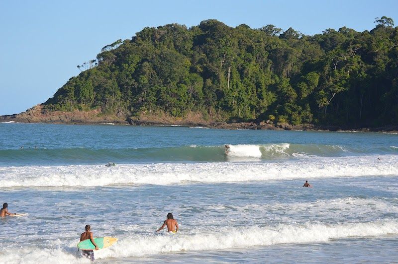 Surfing at Praia da Tiririca