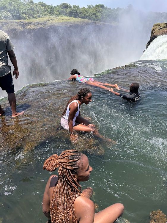 Devil's Pool Swim - Victoria Falls - Zimbabwe