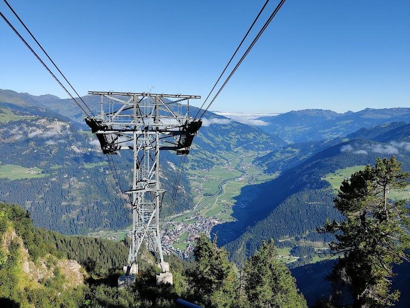 Taking the Ahornbahn Cable Car for Panoramic Views