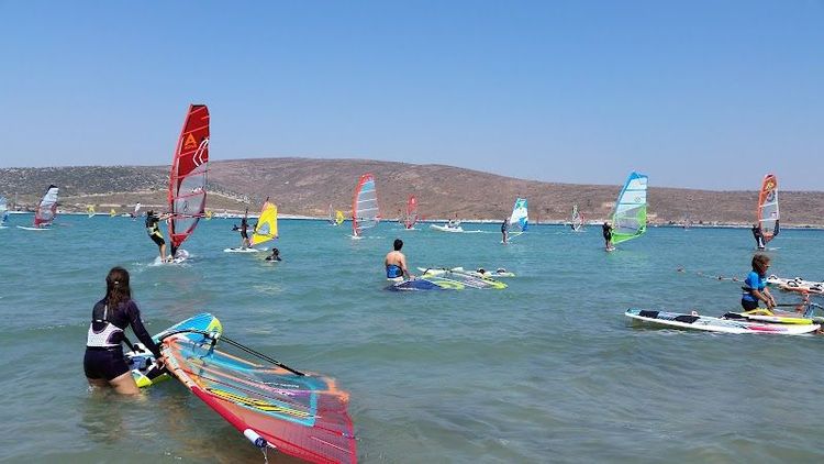 Windsurfing and Kitesurfing at Alacati Beach - Çeşme - Türkiye