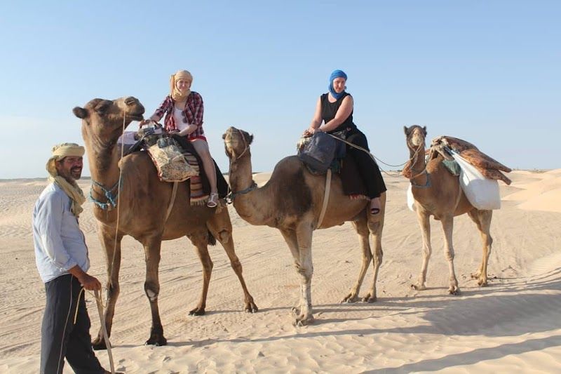 Take a Camel Ride through the Sahara Desert