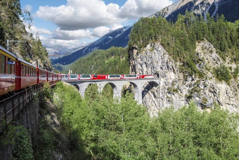 Take the Glacier Express Scenic Train