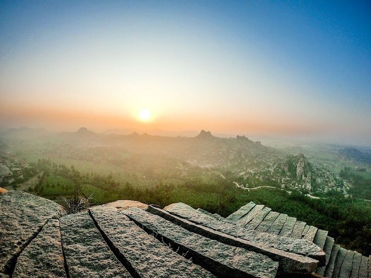 Watch the Sunset from Matanga Hill - Hampi - India