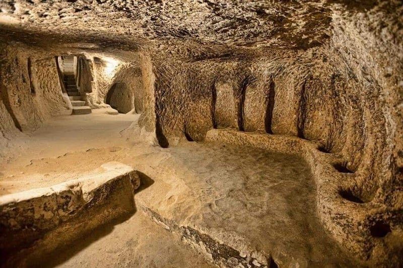 Visit the Underground Cities of Derinkuyu or Kaymakli