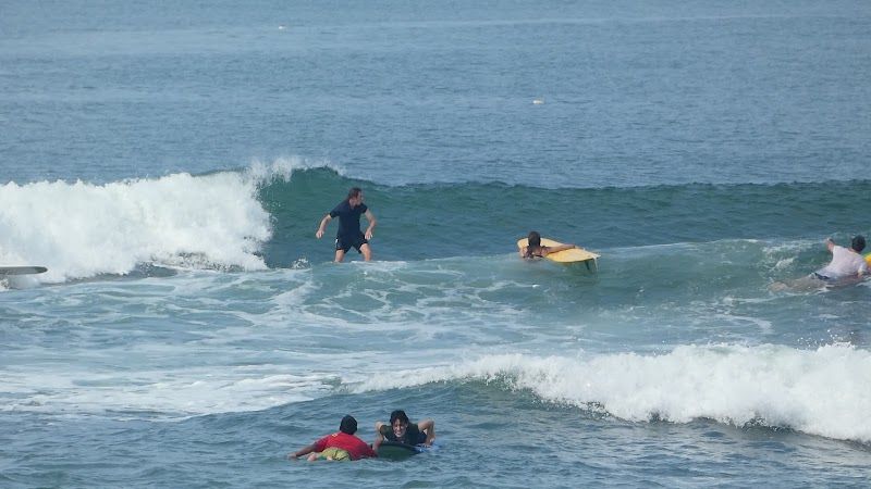 Surfing at Batu Bolong Beach