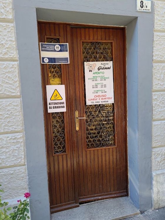 Trattoria Da Gianni - Gorizia - Italy