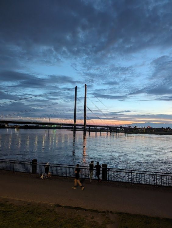 Rhine embankment promenade - Düsseldorf - Germany - Booked ai