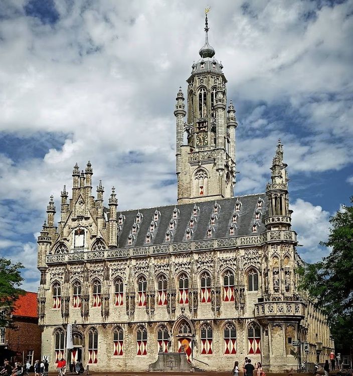 Town hall of Middelburg - Middelburg - Netherlands - Booked ai