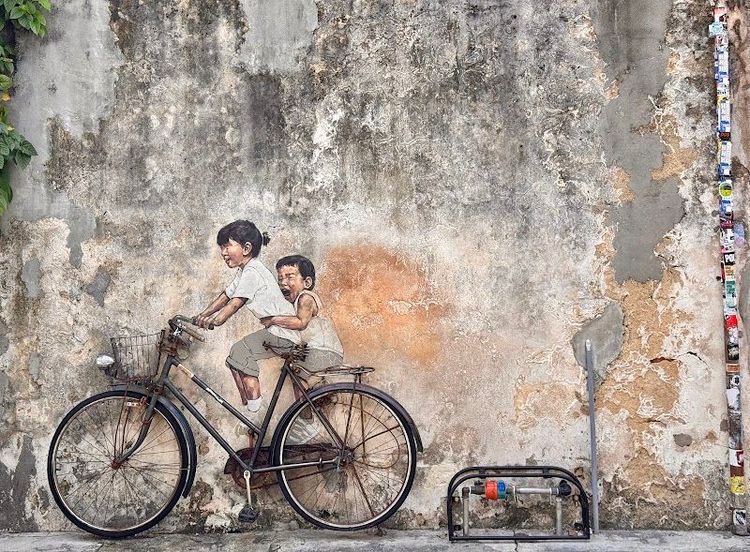 Penang Street Art - George Town - Malaysia - Booked ai