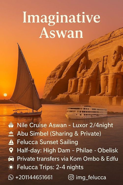 Imaginative felucca aswan - Aswan - Egypt - Booked ai