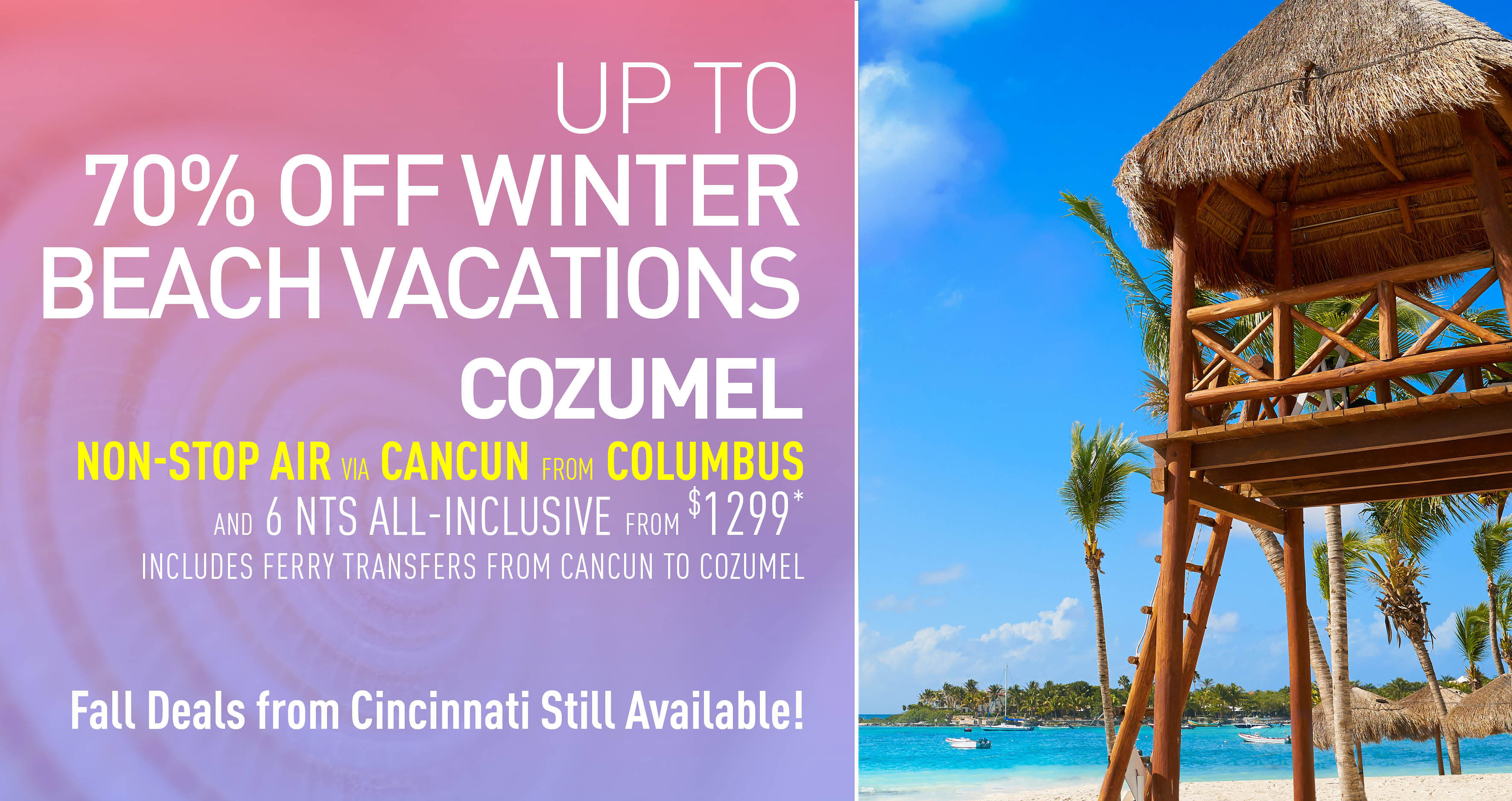 Columbus to Cozumel Deals
