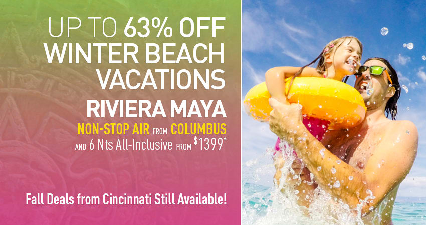 Columbus to Riviera Maya Deals