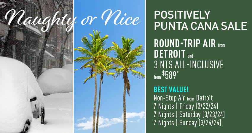 Detroit to Punta Cana All-Inclusive Vacation Packages - The Best Deals