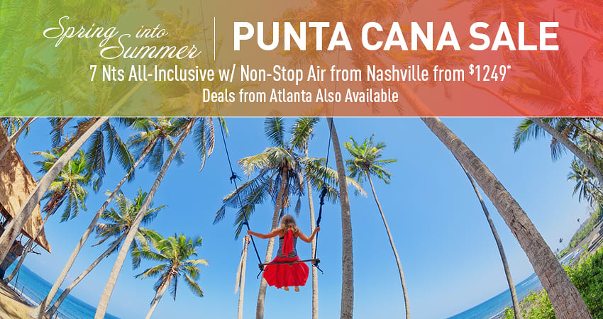 Atlanta or Nashville to Punta Cana Deals