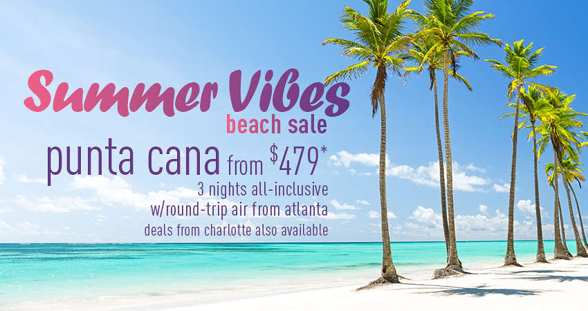 Atlanta or Charlotte to Punta Cana Deals