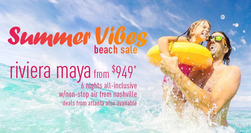 Atlanta or Nashville to Riviera Maya Deals