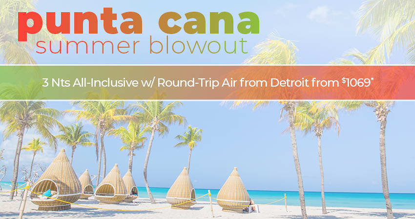 Detroit to Punta Cana All-Inclusive Vacation Packages - The Best Deals