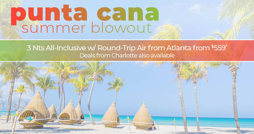 Atlanta or Charlotte to Punta Cana Deals