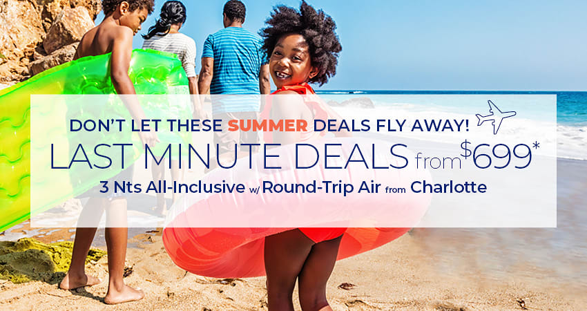 Charlotte Last Minute All-Inclusive Vacation Packages - The Best Deals