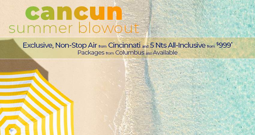 Columbus to Cancun Deals