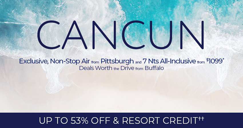 Buffalo to Cancun Deals