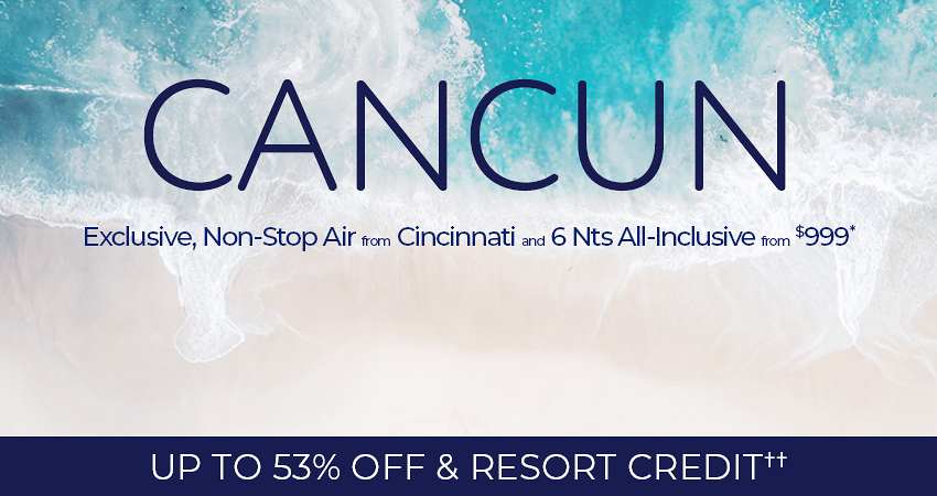 Cincinnati to Cancun Deals
