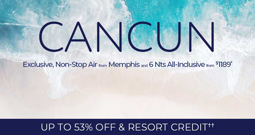 Memphis to Cancun Deals