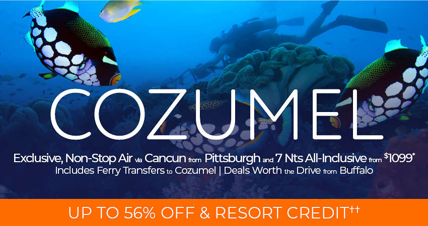 Buffalo to Cozumel Deals