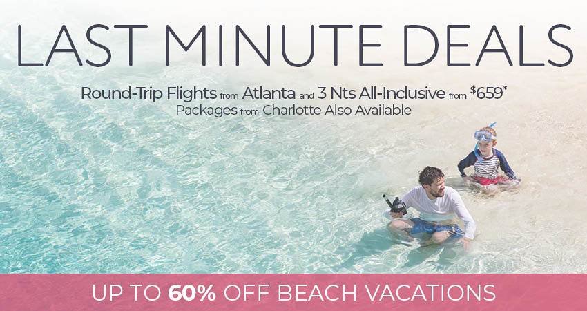 Atlanta or Charlottes Last Minute Deals