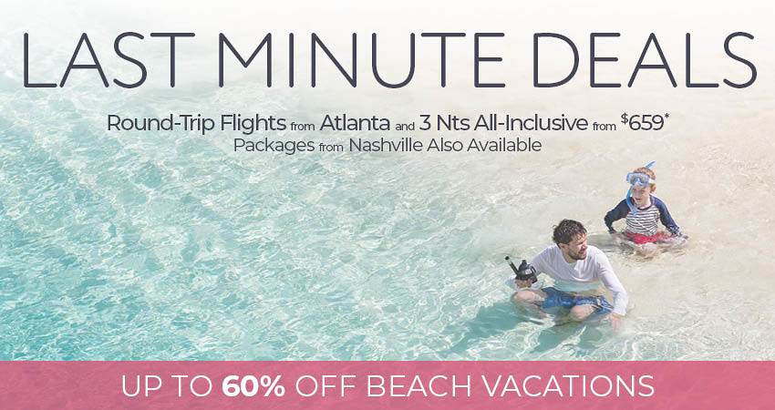 Atlanta or Nashville Last Minute Deals