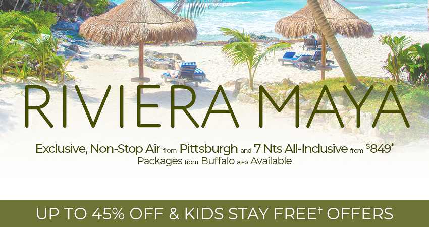 Buffalo to Riviera Maya Deals