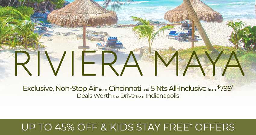 Indianapolis to Riviera Maya Deals