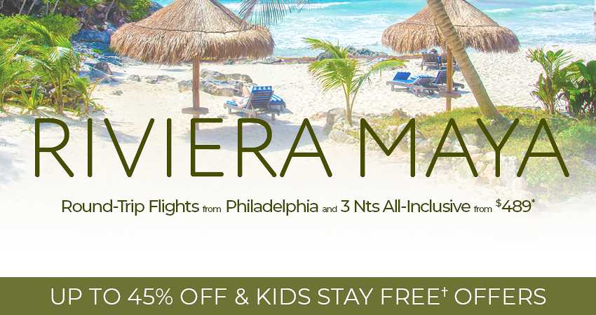 Philadelphia to Riviera Maya Deals
