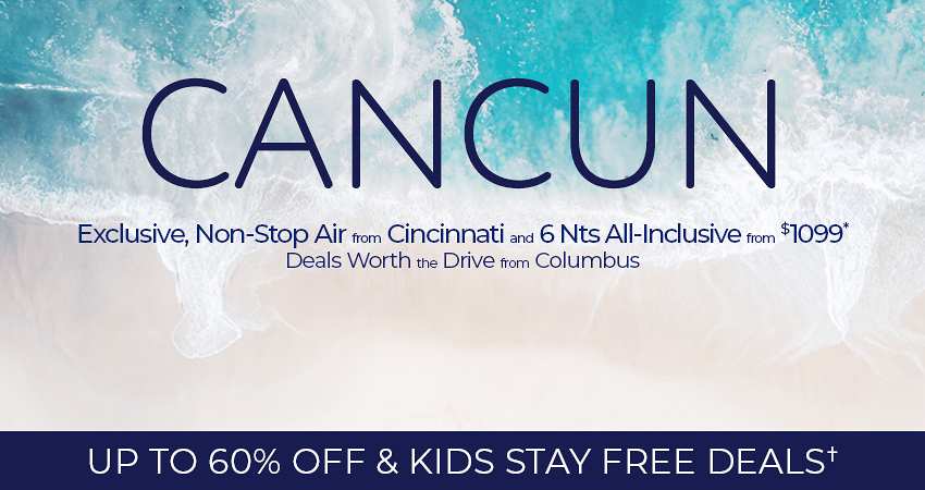 Columbus to Cancun Deals