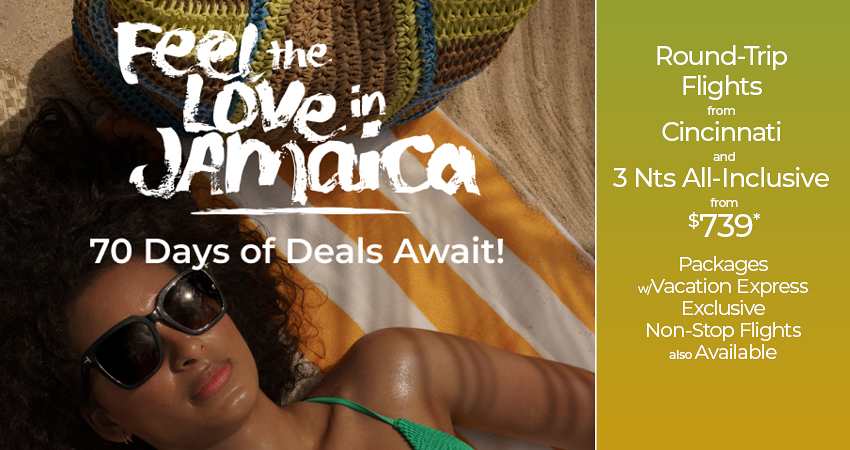 Cincinnati to Jamaica Deals