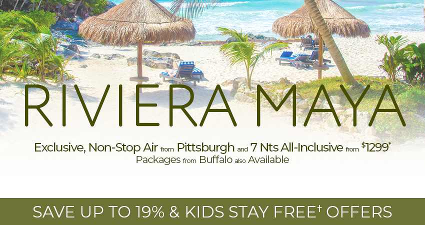 Buffalo to Riviera Maya Deals
