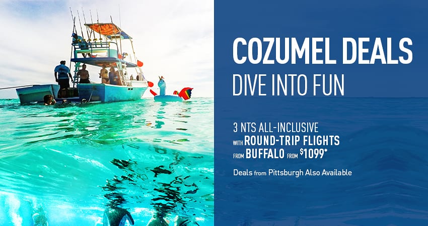 Buffalo to Cozumel Deals