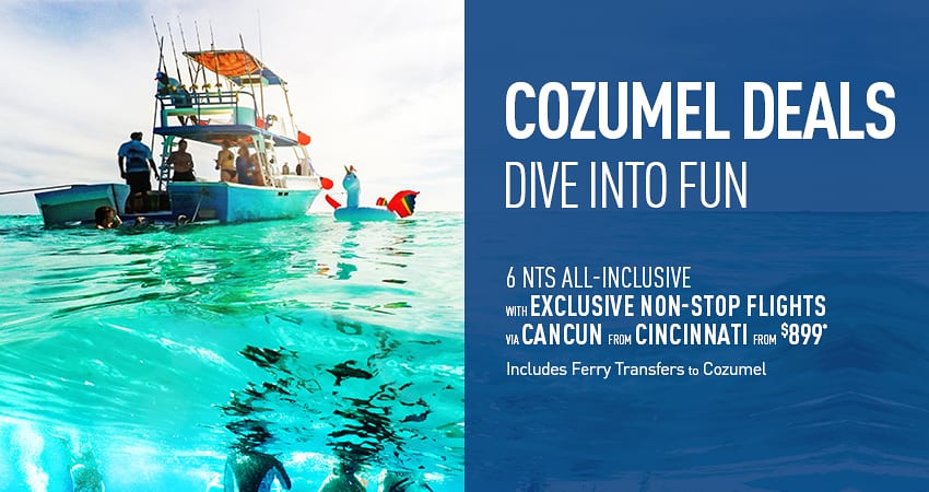 Cincinnati to Cozumel Deals