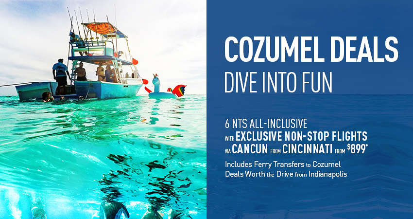 Indianapolis to Cozumel Deals