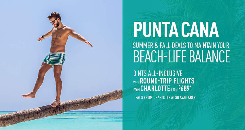 Atlanta or Charlotte to Punta Cana Deals