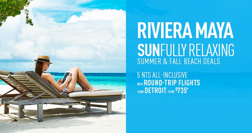 Detroit to Riviera Maya Deals
