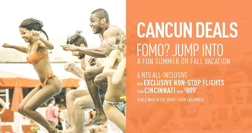 Columbus to Cancun Deals